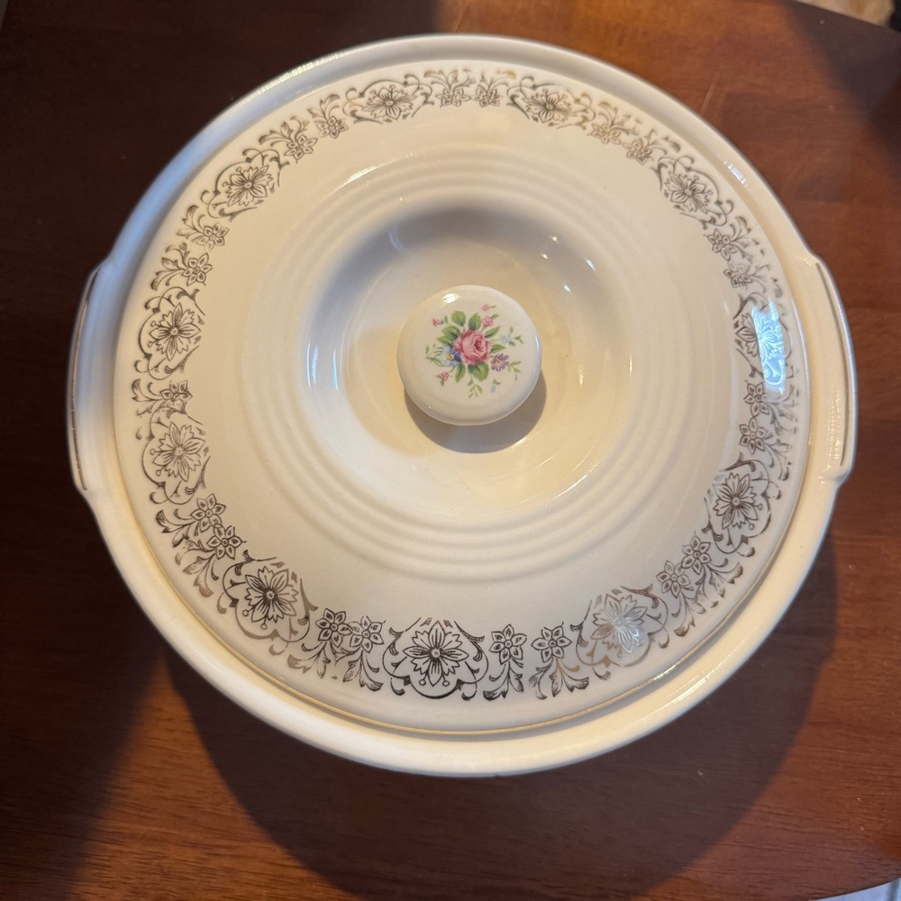 Triumph Limoges Rosalie Serving Bowl with Lid